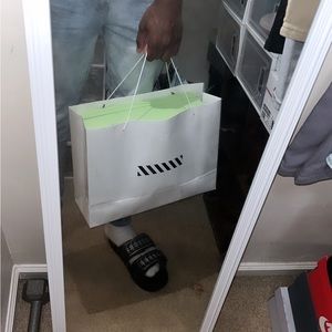 out of office white and black off whites